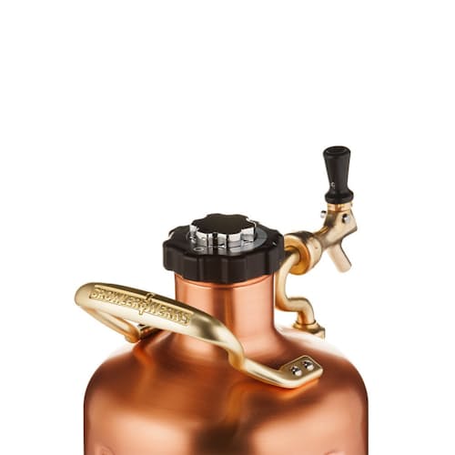 laydown image of uKeg 128 oz. - Copper Growler (w/CO2)