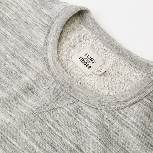 laydown image of French Terry Pocket Crew Sweatshirt