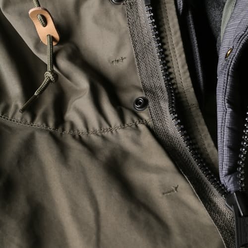 laydown image of Fishtail Parka