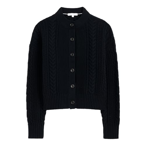 laydown image of Women's Cable Knit Nico Chunky Cardigan