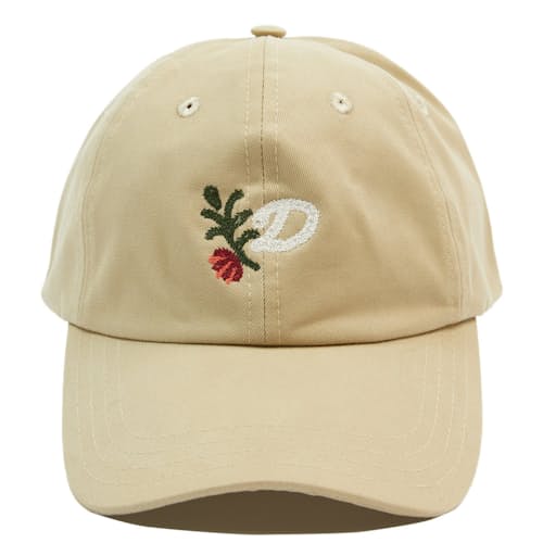 laydown image of D Flower Baseball Cap
