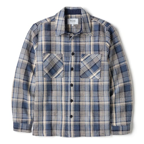 laydown image of Whiting Basketweave Overshirt