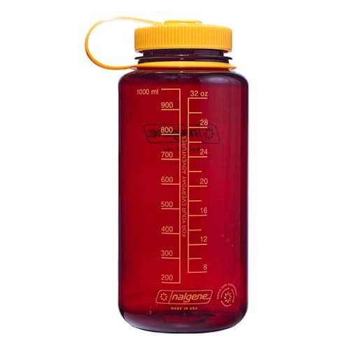 laydown image of Wide Mouth Sustain Water Bottle - 32oz
