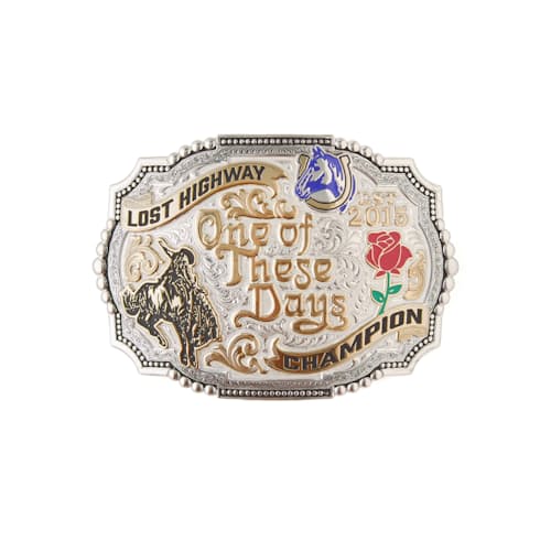 laydown image of Lost Highway Belt Buckle