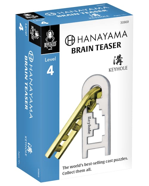 laydown image of Keyhole Brain Teaser Puzzle