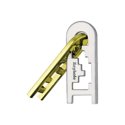 laydown image of Keyhole Brain Teaser Puzzle