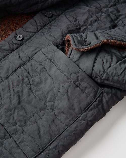 laydown detail image of Mount Reversible Overshirt