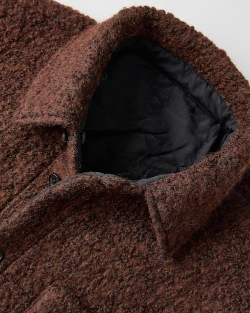 laydown detail image of Mount Reversible Overshirt
