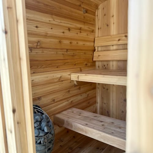 lifestyle image of The Charlie Cabin Sauna