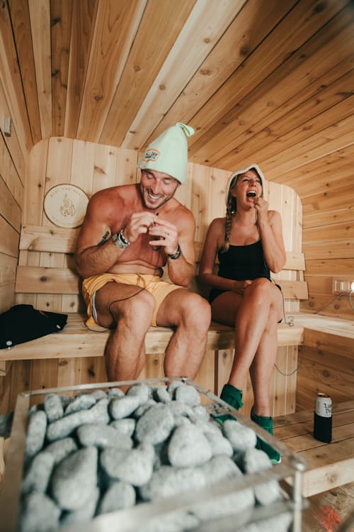 lifestyle image of The Crew Cabin Sauna