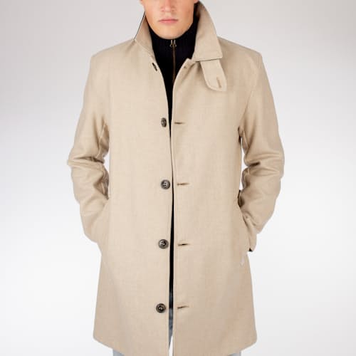 laydown image of Bonded Wool Mac