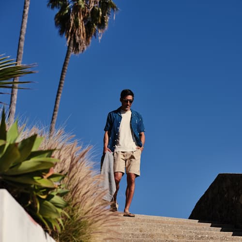 lifestyle image of Drawstring Paddle Short - 6.5"
