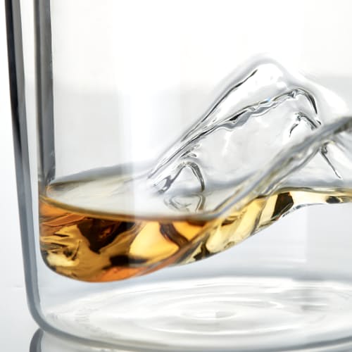 lifestyle image of Grand Tetons - Set of 4 Whiskey Glasses
