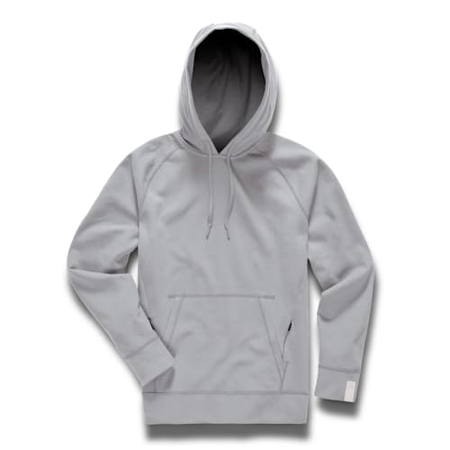 laydown image of Midweight Technical Popover Hoodie