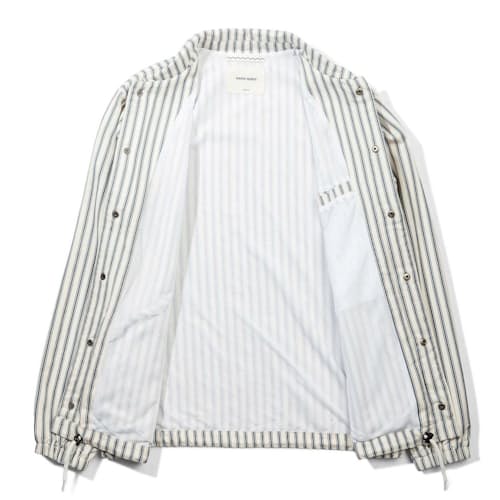 laydown image of Striped Herringbone Coach Jacket