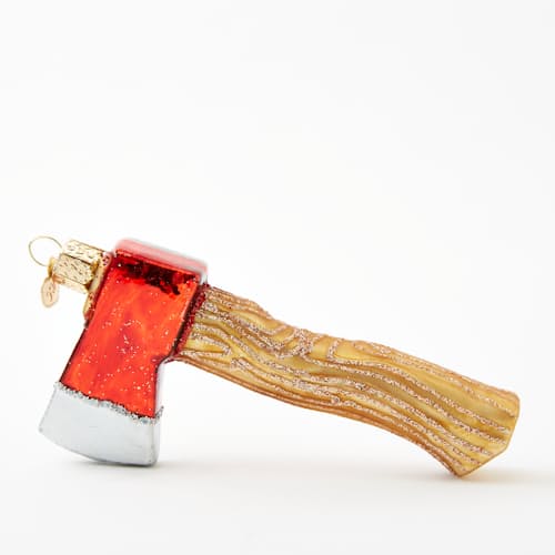 laydown image of Axe Ornament