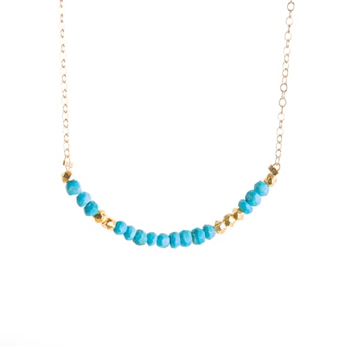 laydown image of Morse Code "Love" Necklace