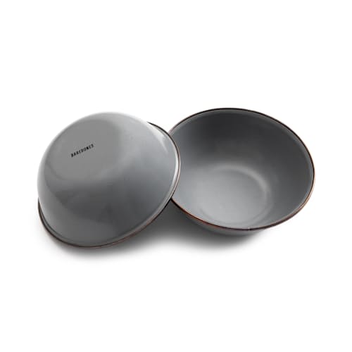 laydown image of Enamel Bowl Set