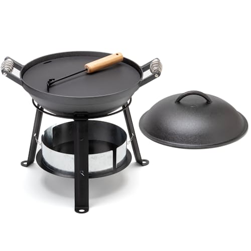 laydown image of All-in One Cast Iron Grill