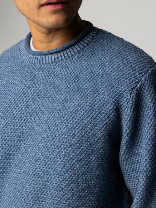 on model image of Barents Rollneck Sweater