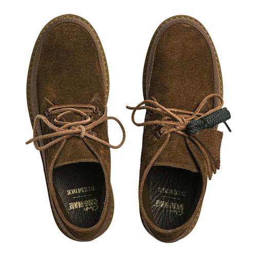 laydown image of Diemme x Clarks Chukka