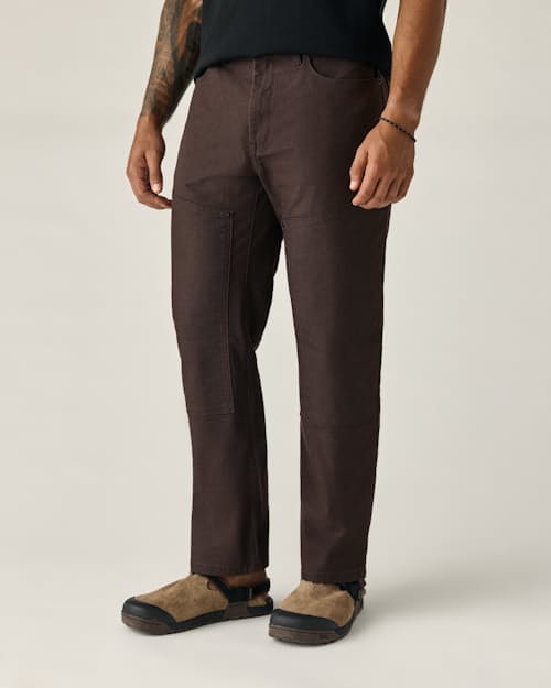 on model image of Rover Double-Knee Work Pant - HB Athletic Straight
