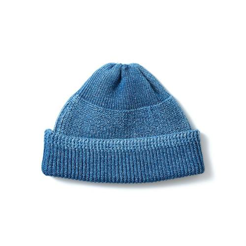 laydown image of Indigo Mil Watch Cap