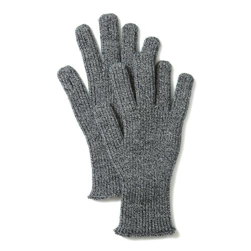 laydown image of Merino Knit Gloves