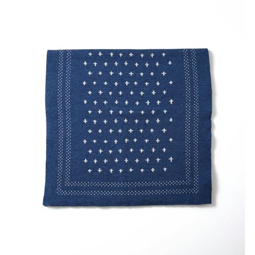 laydown image of Aizome Indigo Scarf