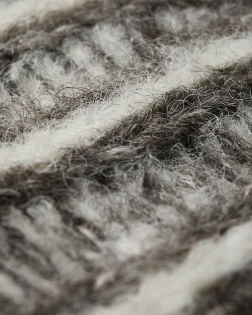 laydown detail image of Two Tone Cotton Alpaca Beanie