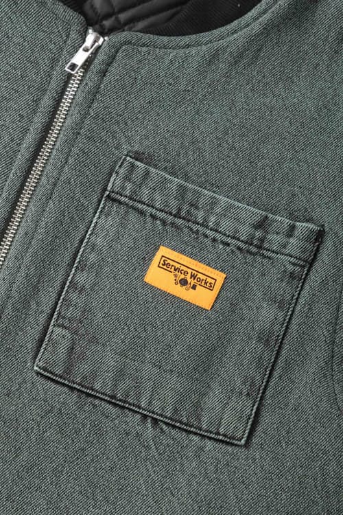 laydown detail image of OD Work Vest