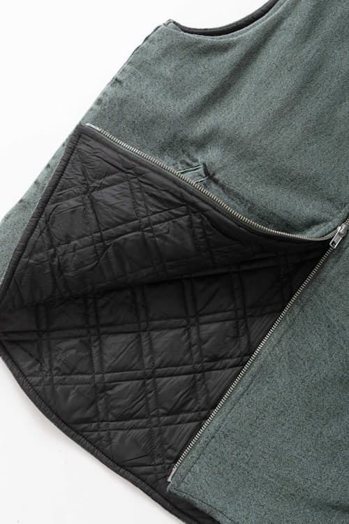 laydown detail image of OD Work Vest