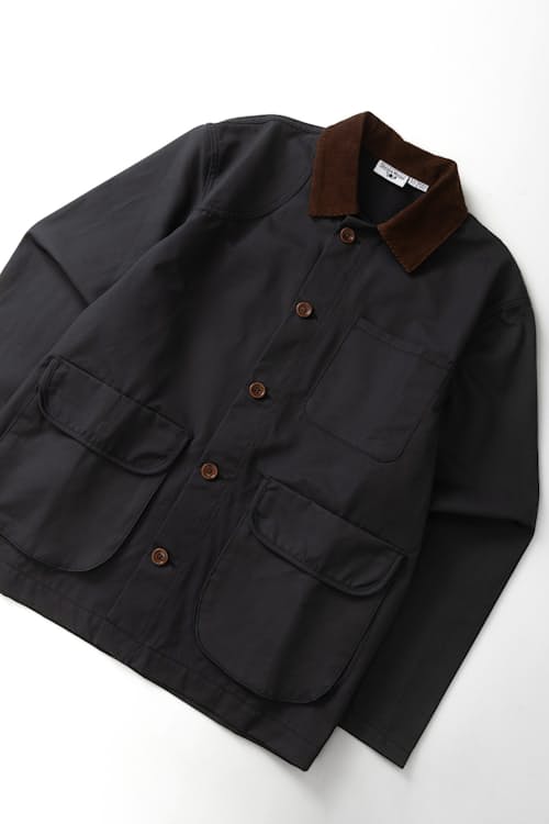 laydown detail image of Waxed Barn Coat