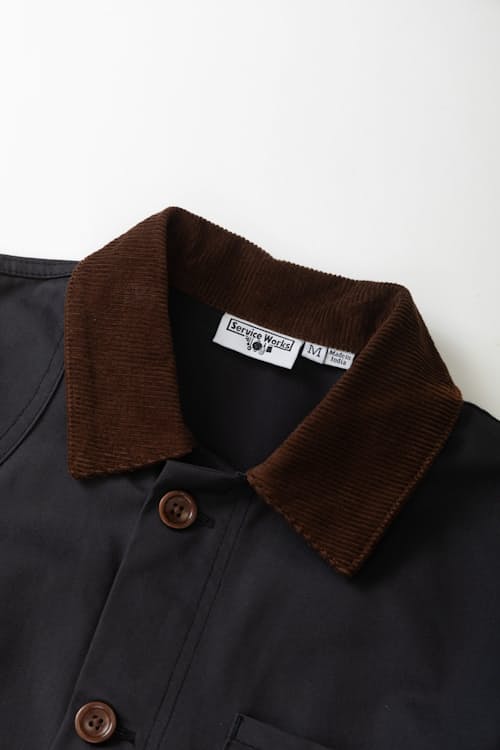 laydown detail image of Waxed Barn Coat