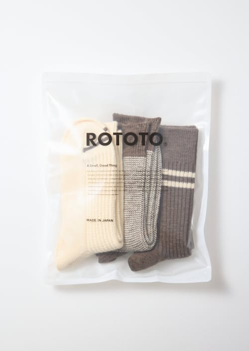 no crop image of Recycled Cotton Wool Daily 3 Pack Socks