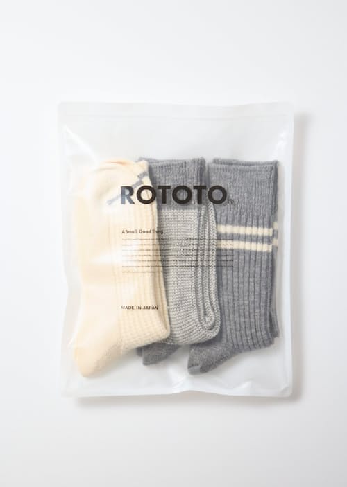 no crop image of Recycled Cotton Wool Daily 3 Pack Socks