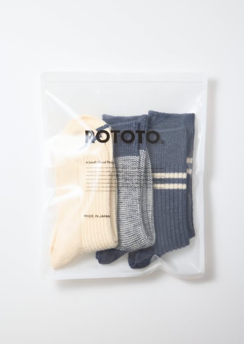 no crop image of Recycled Cotton Wool Daily 3 Pack Socks