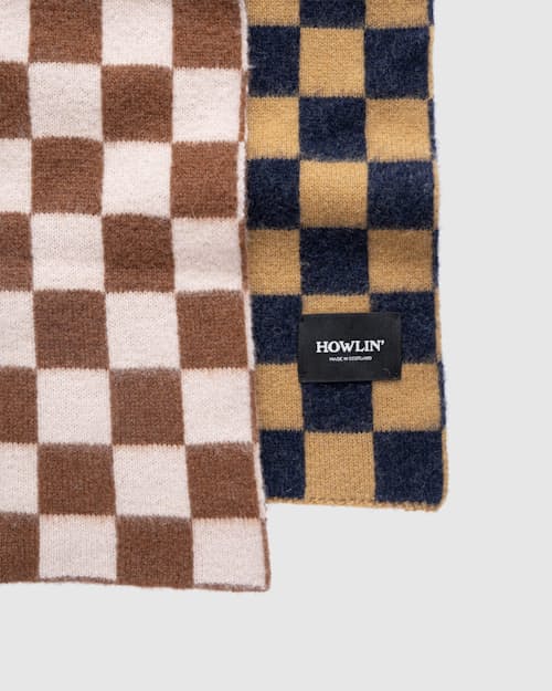 laydown detail image of Cosmic Checkerboard Scarf