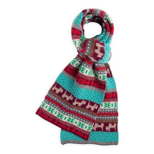 laydown image of Dog and Candy Scarf