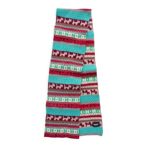 laydown image of Dog and Candy Scarf