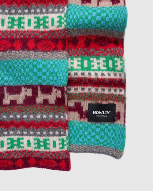 laydown detail image of Dog and Candy Scarf