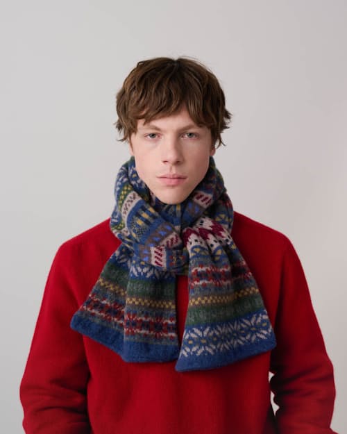 on model image of Future is Mixed up Scarf