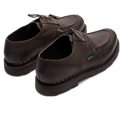 laydown image of Barbour x Paraboot Chambord