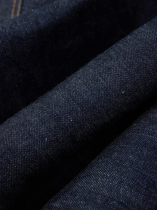 laydown detail image of Relaxed Straight Selvedge Denim Jeans