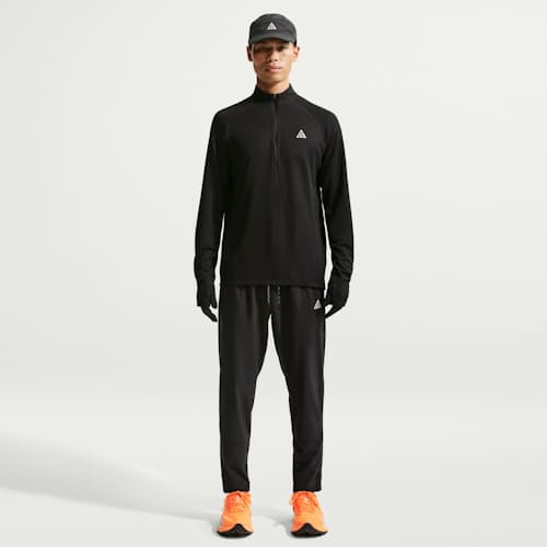 on model image of ACG Trail Midlayer Half-Zip