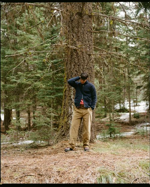 lifestyle image of Tuolumne Wool Pile Jacket