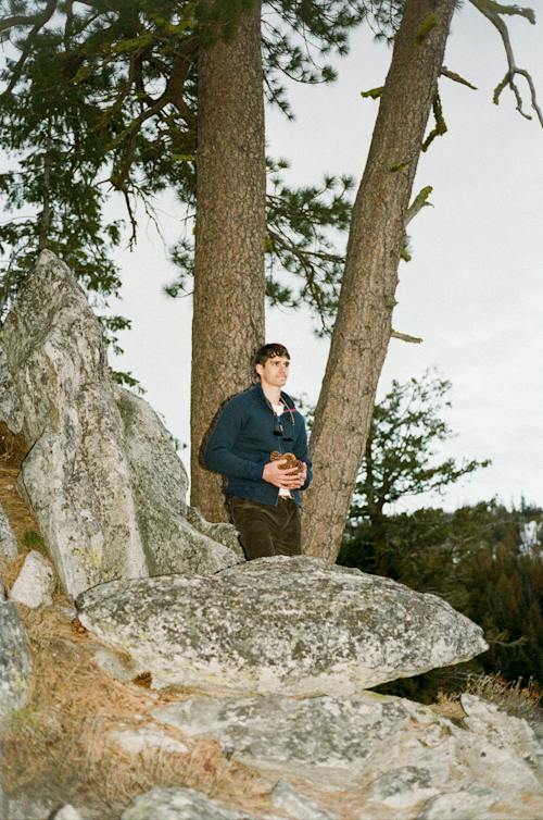 lifestyle image of Tuolumne Wool Pile Jacket
