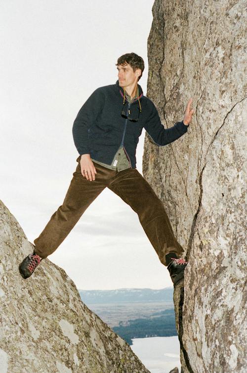lifestyle image of Tuolumne Wool Pile Jacket
