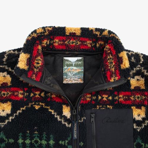 laydown detail image of Jacquard Sherpa Fleece Jacket