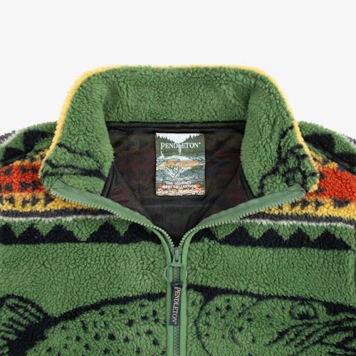 laydown detail image of Jacquard Sherpa Fleece Jacket